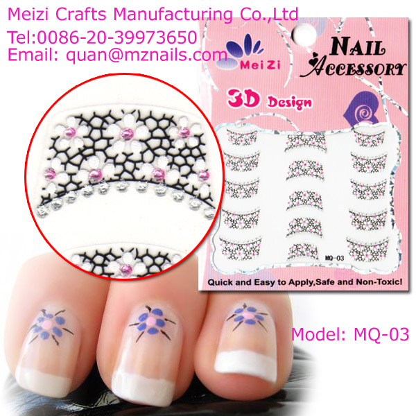 3D Nail Art :: Nail Sticker :: Nail Seal :... Made in Korea